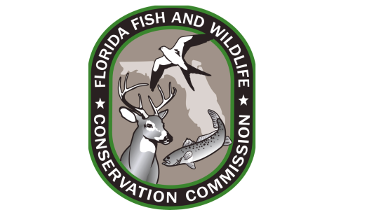 Florida Fish and Wildlife Conservation Commission logo with deer, fish, and bird.